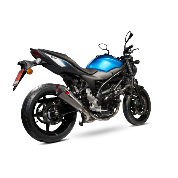 Scorpion Exhaust Suzuki SV650 (2016-2021) / SV650 X, (2018-2021) 2016 - 2021 Serket Taper Slip-on Titanium Sleeve